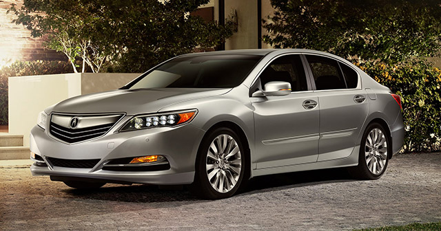 Acura gray sedan